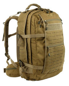 The Elite Survival Systems Mission Backpack is designed to perform as a 3-day bag. That said there is an ample amount of stage and organization in this bag.